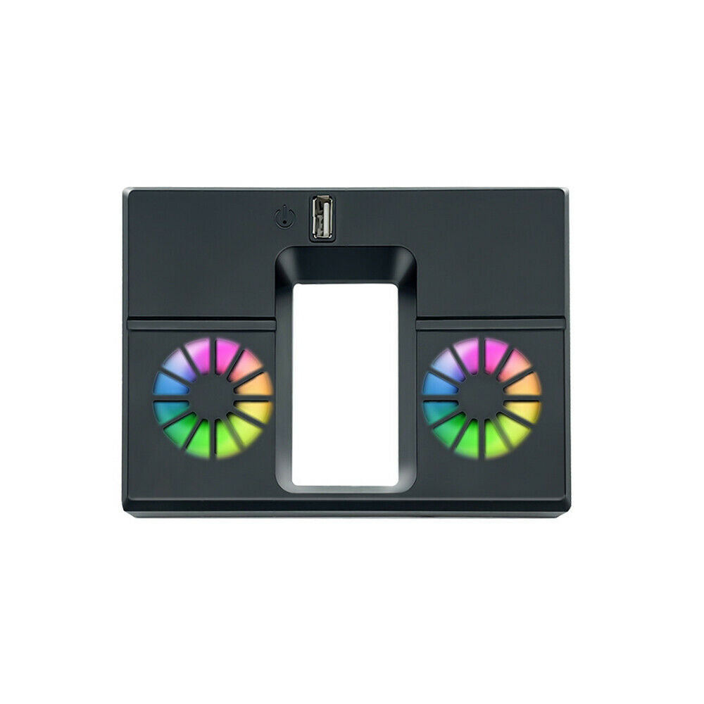 For Xbox Series X Dual Controller Charger Colorful Discoloration Cooling Fan