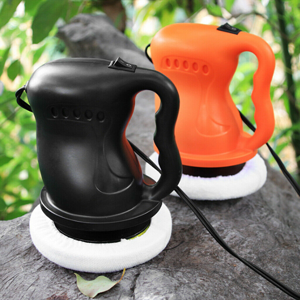 12cm Electric Car Polisher Waxer Buffer Sander Home Machine DC12V 36W Orange