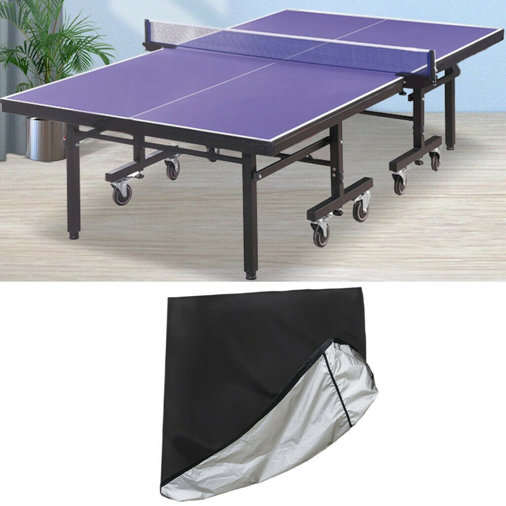 Tennis Table Cover WindProof Waterproof Sunscreen Pings Pong Table Furniture