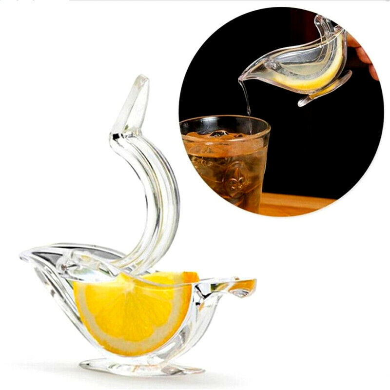 Acrylic Lemon Clip Transparent Fruit Juicer Home Kitchen Bar Gadget Boat ShaFCA