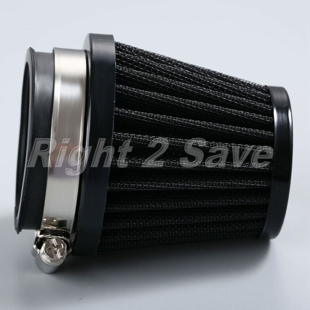 54mm Motorcycle for Minibike Scooter ATV Air Intake Filter Cleaner Rubber Metal