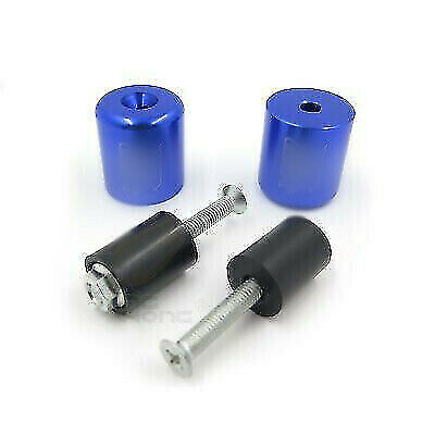 Handlebar Bar End Slider Blue Rubber For Suzuki TL1000S 97-01/Bandit 1200 97-00