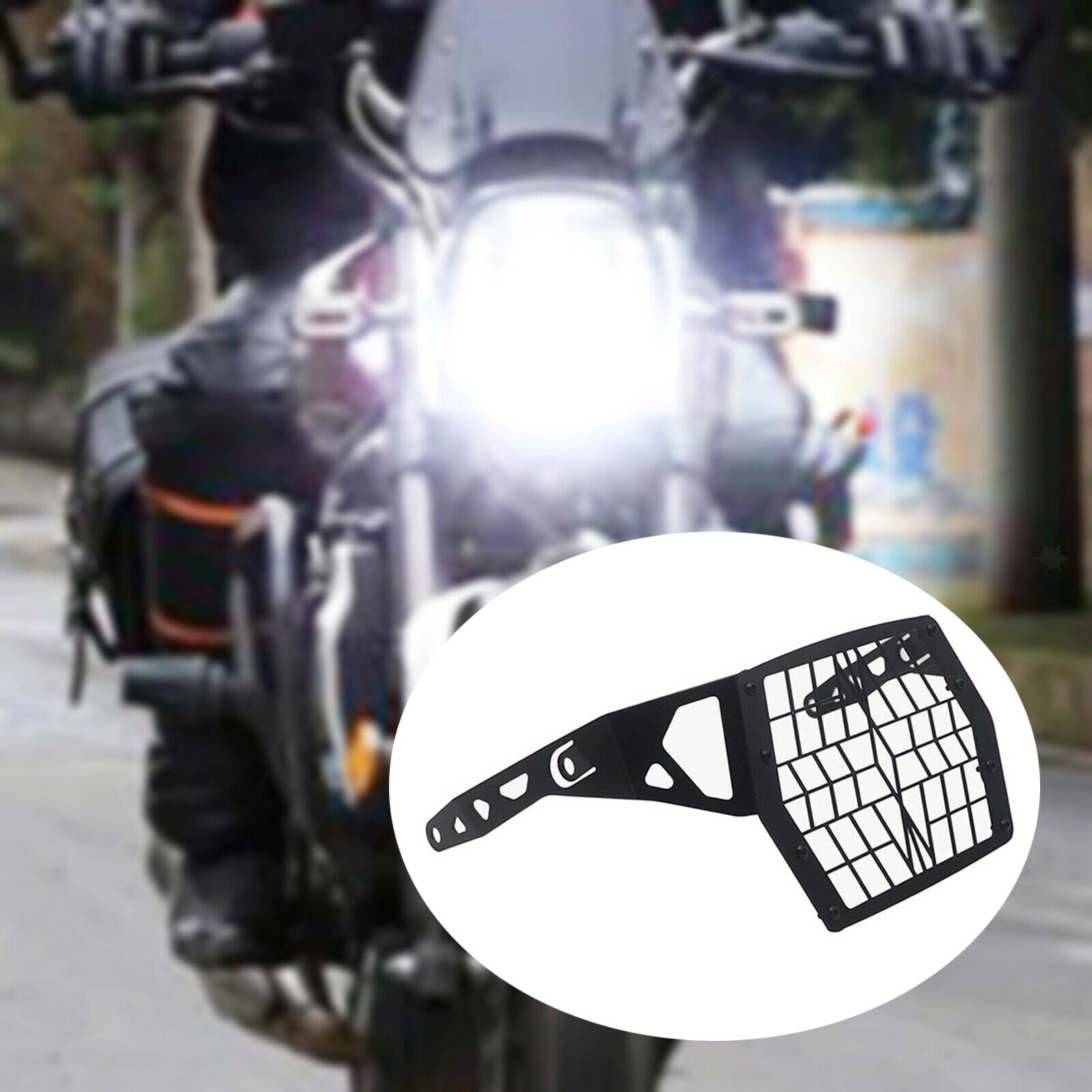 Motorcycle Headlight Protector Replacement for SUZUKI DL1050 2019-2020 Black