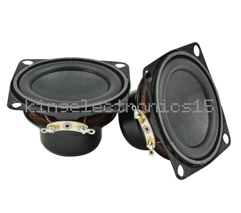 2Pcs 53MM 10W 4Ohm Audio Speaker Full Range Speakers Bass Multimedia Loudspeaker