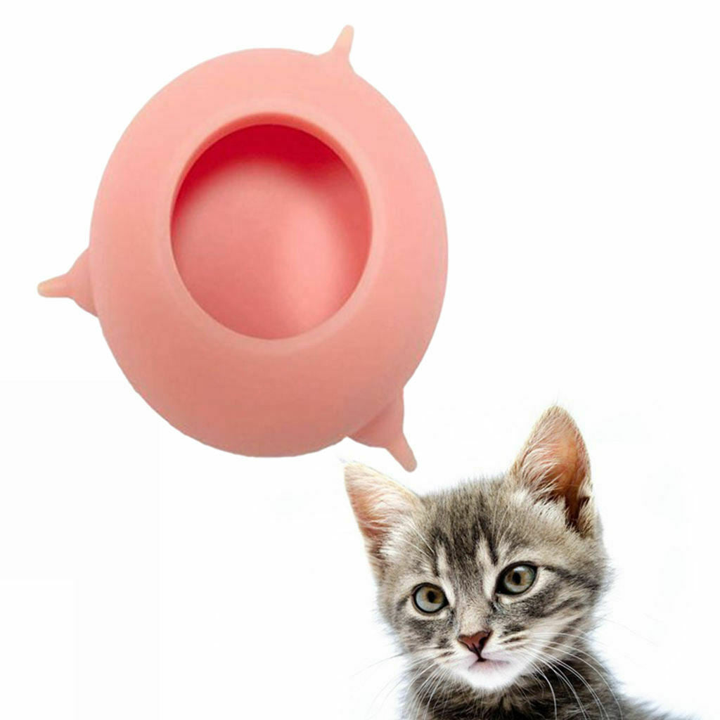 Puppy Bubble Feeder Milk Bowl Portable Kitten Doggie Nipples Feeding Station