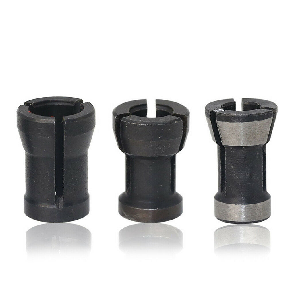 8mm Precision Steel Router Bit Drill Collet Chuck Head Woodworking Tools