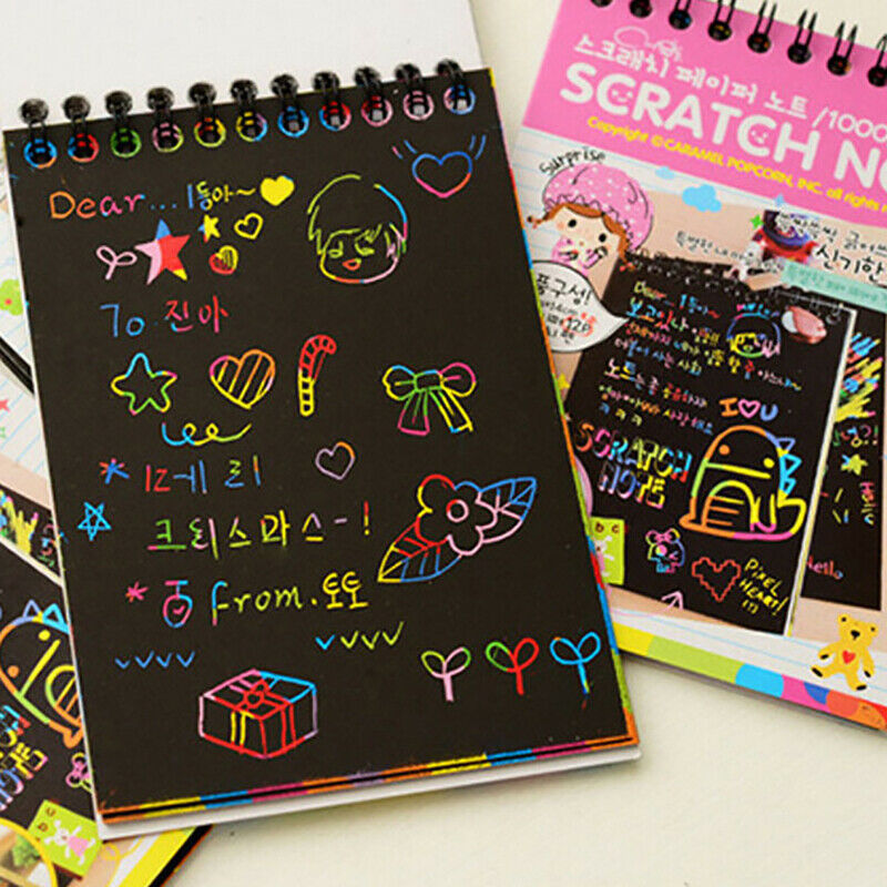 Paper Painting Drawing Children Toys Educational Scratch Stickdoodling Toys