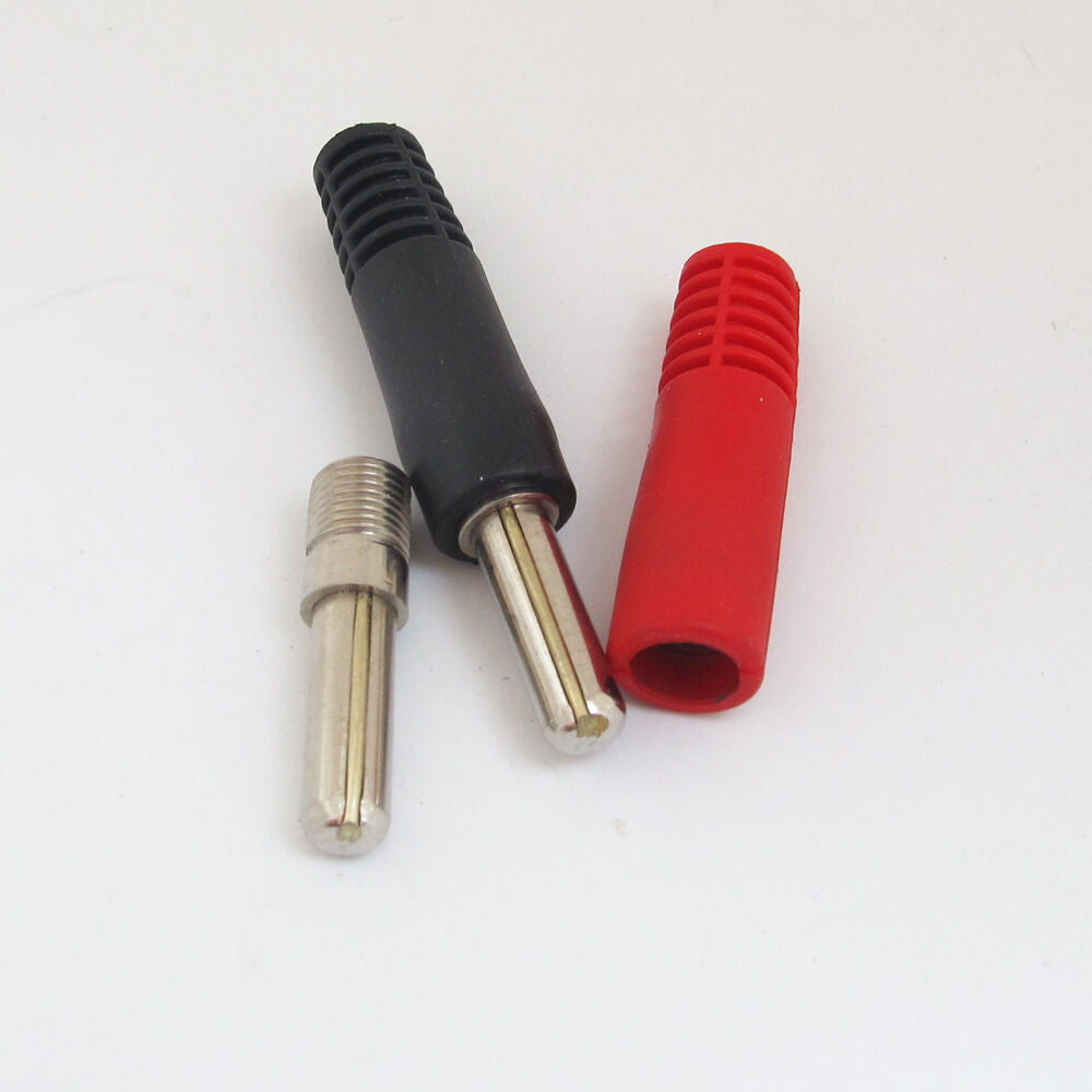 5pairs High Current Max Diameter 8mm Banana Plug Copper Soldering Connector