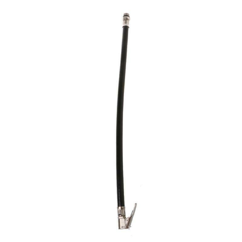 Motorcycle Bicycle Car Flexible Clip On Air Tyre Tire Chuck Inflator Hose Tool