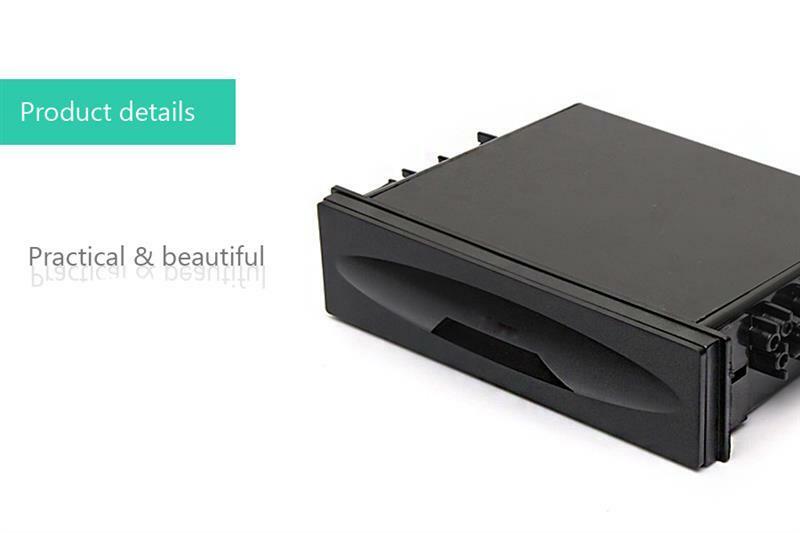 Universal Car auto Single Din Dash Radio Installation Pocket Kit Storage Box