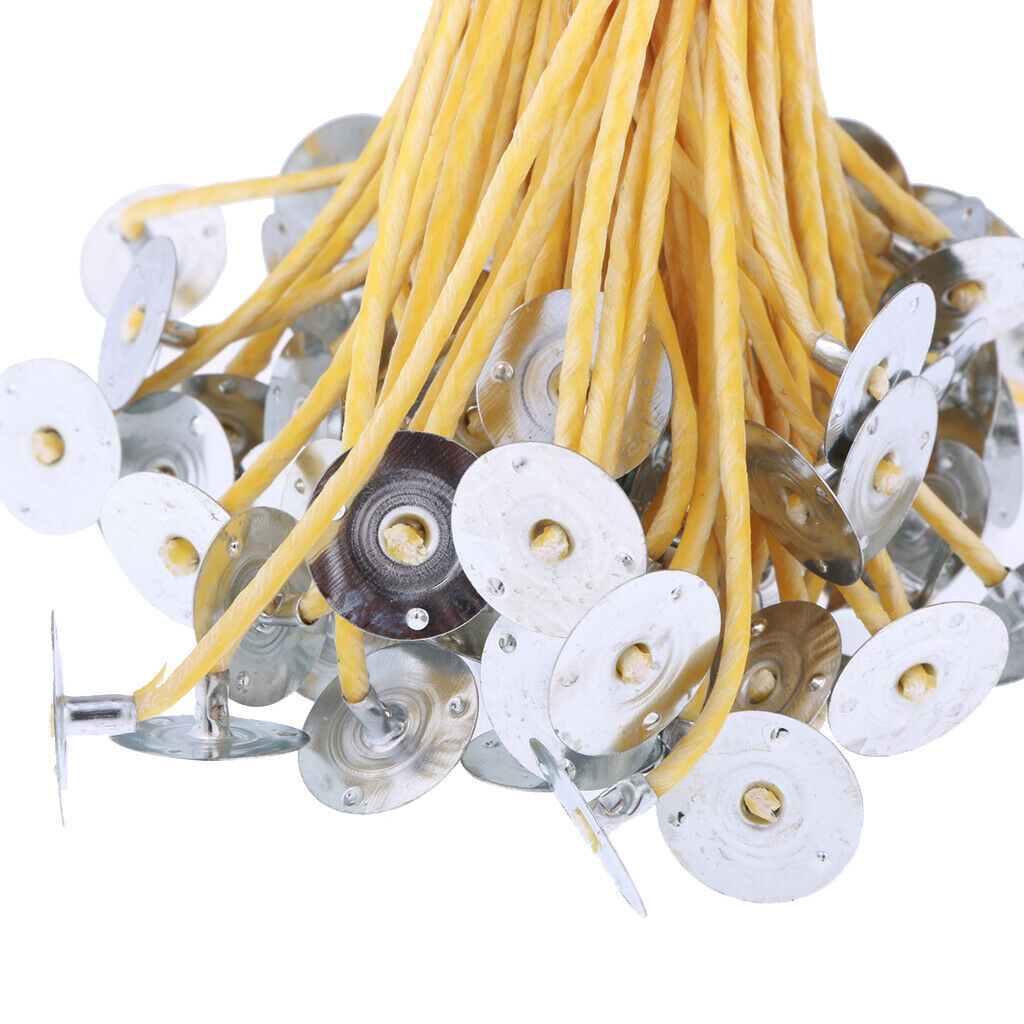 50x/Set Pre Waxed Candle Wicks Cotton Core Candle Making Wick Long 20cm