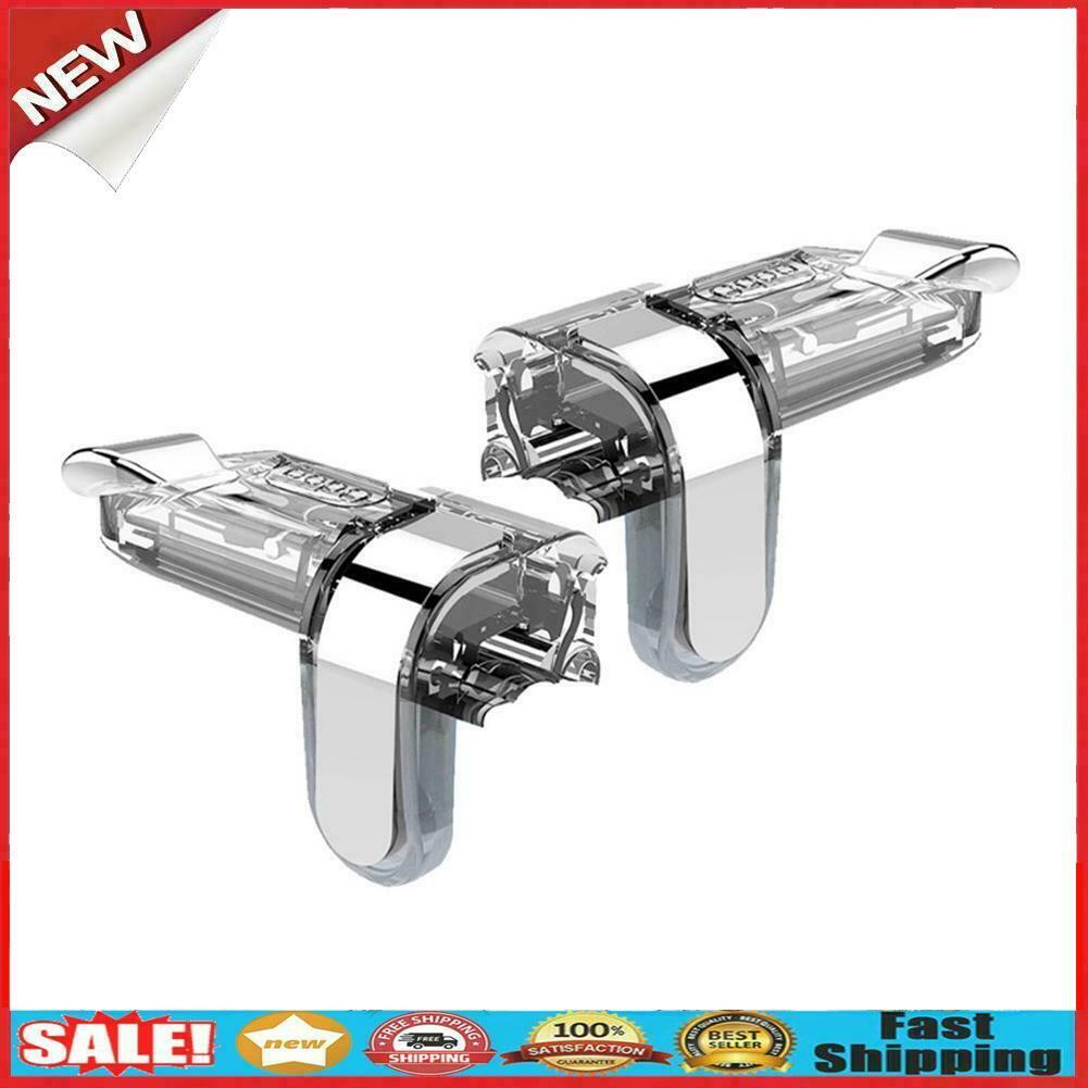 2pcs K03 Mobile Phone Gaming Grip Trigger Fire Button Controller for PUBG @