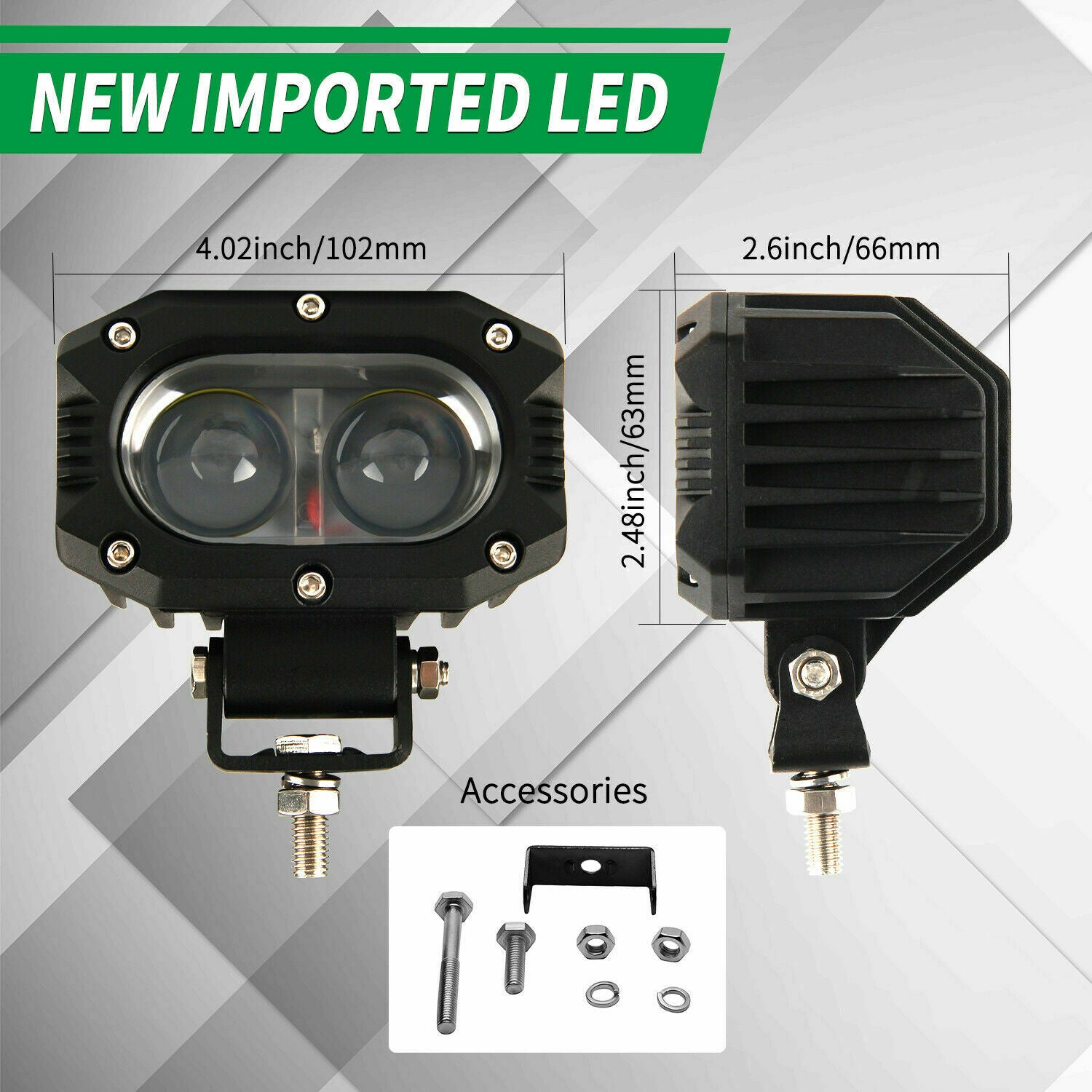 4inch 720W LED Work Light Car Spot Bar Off road Fog Lamp 4WD UTE ATV SUV Truck