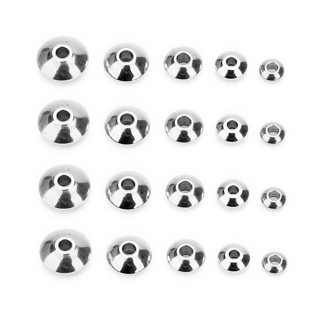 50Pcs UFO Spacer Beads Jewelry Bead Charm Spacers  Beads for Jewelry Making DIY