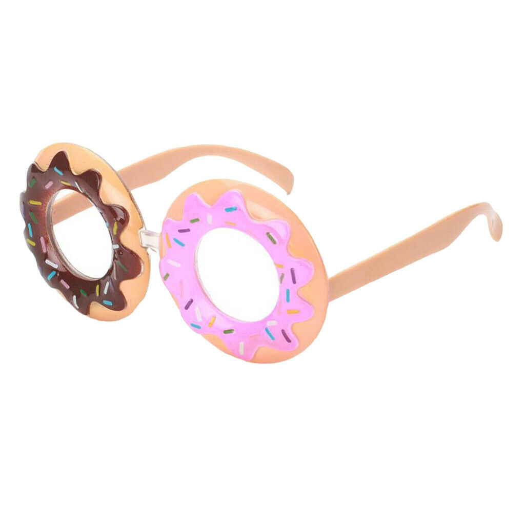 Novelty Party Sunglasses Funny Doughnut Frame Glasses Costumes Photo Props