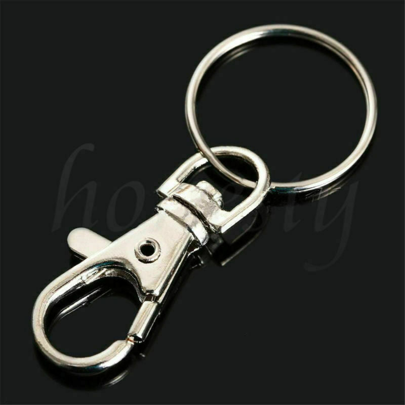 2pcs Ring Clips Lobster Clasps Trigger Snap Hook Bag Key Ring Keychain