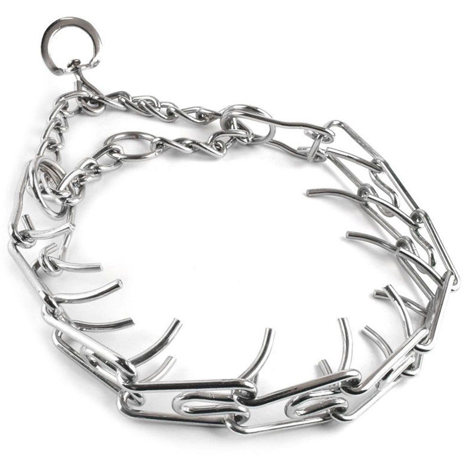 12 Dog Training Obedience Choke Chain Spike Collar Pit Bull Shepherd