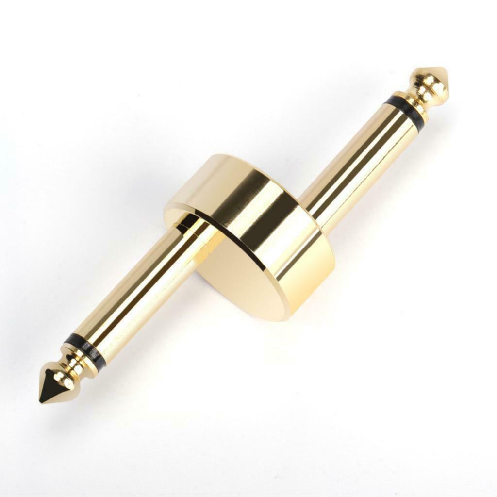 3pcs Guitar Effect Pedal Coupler 1/4" inch Connector Z Type Patch Adapter