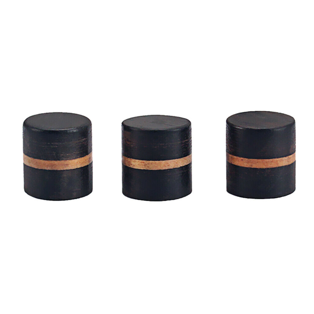 3pcs Volume And Brown Tone Buttons For The Amplifier, Bass Guitar