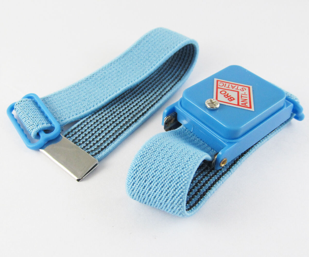 10pcs Anti Static Antistatic ESD Wrist Strap Cordless Wireless Wrist Strap Blue
