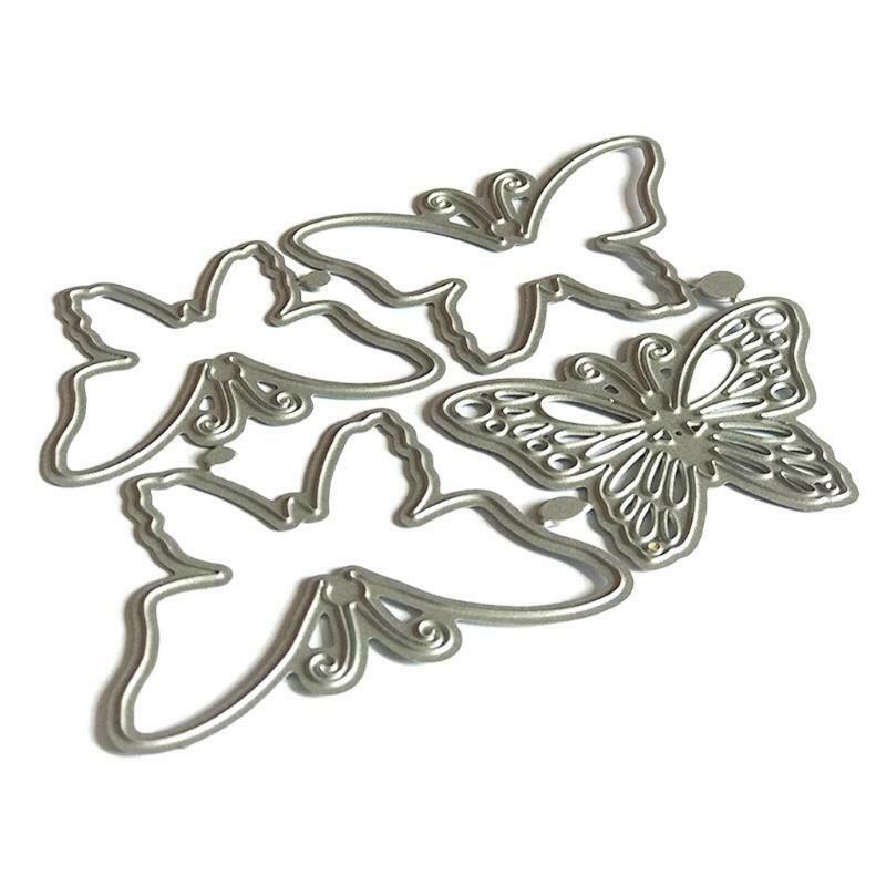 Butterflies Metal Cutting Die Stencil DIY Scrapbooking Album Paper Card Template