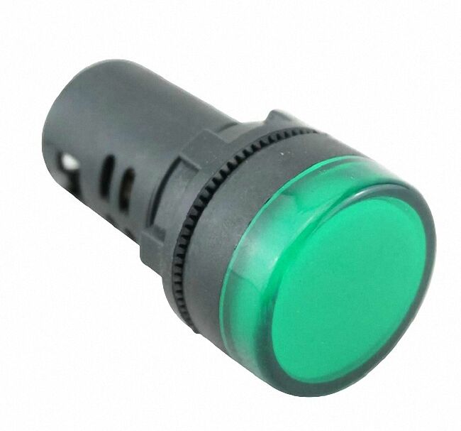 5Pcs Green LED Indicator Pilot Signal Light Lamp 24V [M1]