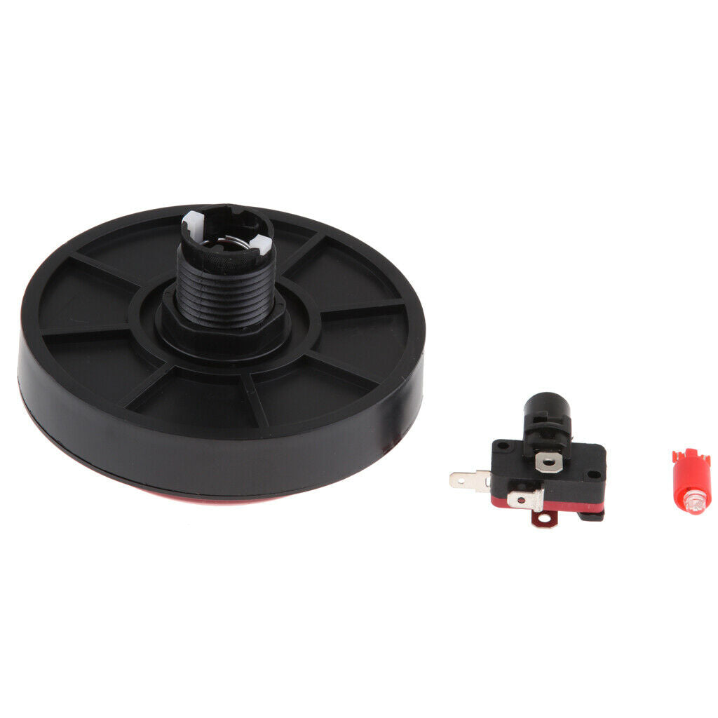 12V Red LED Lamp Triangle Automat Push Button, Arcade Machine Action Button