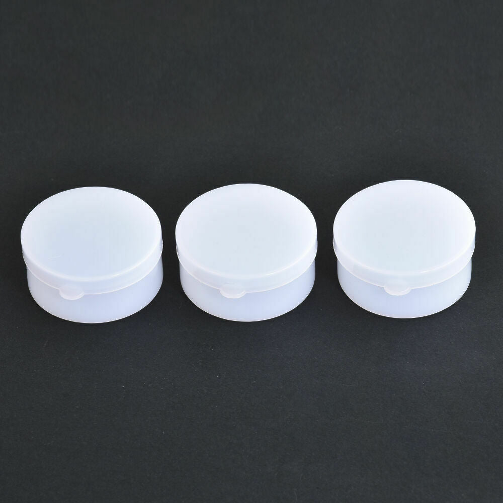 50PCS Plastic Sample Lip Balm Container Mini Bottle Pot Jars Cosmetic Tool