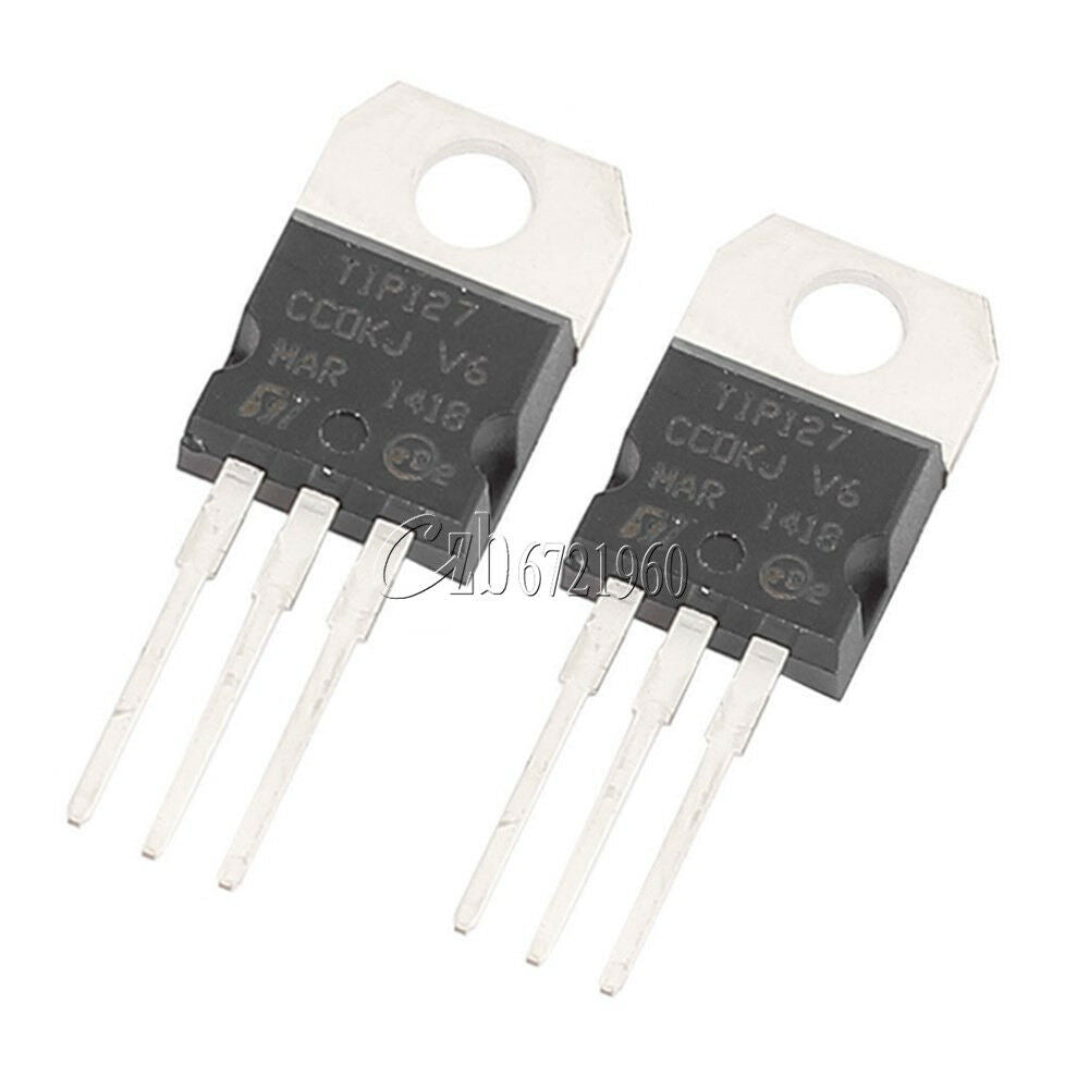 20PCS TIP127 TO-220 100V 5A Transistor Complementary PNP