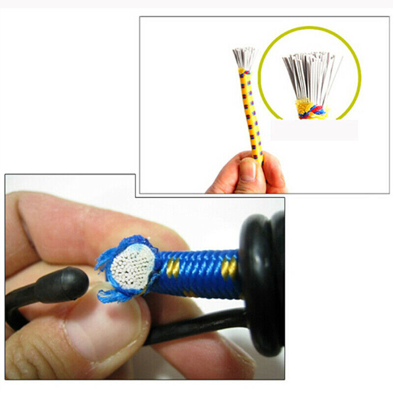 3 Pcs Tent Hook Sturdy Elastic Rope Buckle for Camping Biking Traveling B.l8