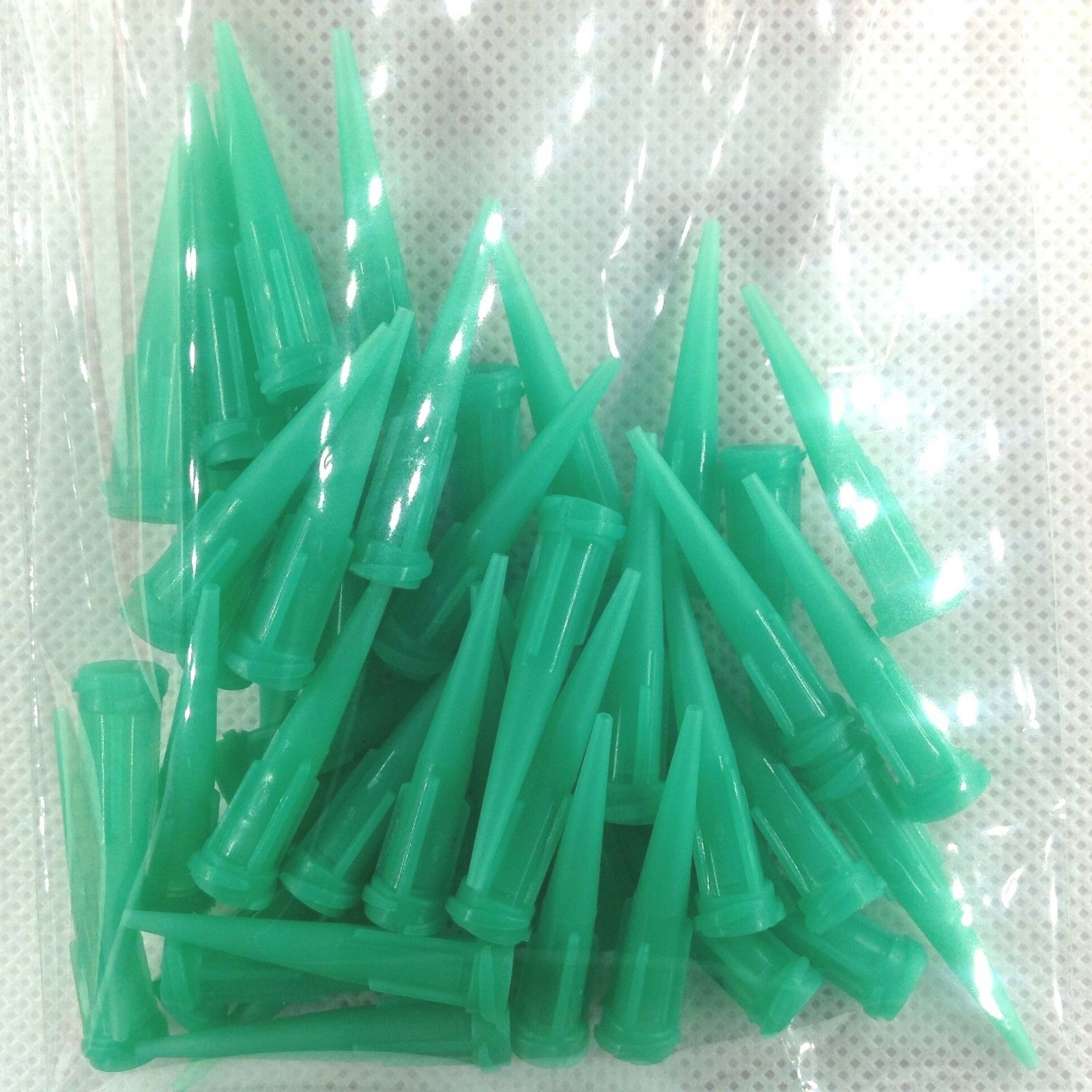 50pcs 18Ga TT Blunt Liquid Glue Dispensing Needle Plastic Tapered Tip