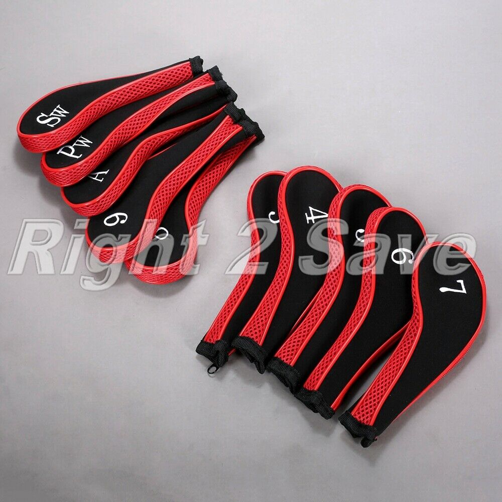 Sets Golf Club Head Covers Golf Clubs Iron Set Headcovers Diving cloth Protector