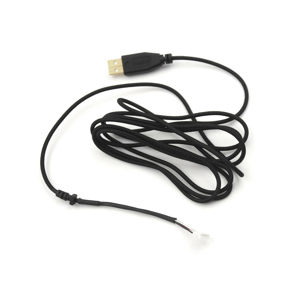 Black Replacement Gaming Mouse USB Cable Mice Line For Razer DeathAdder J.l8