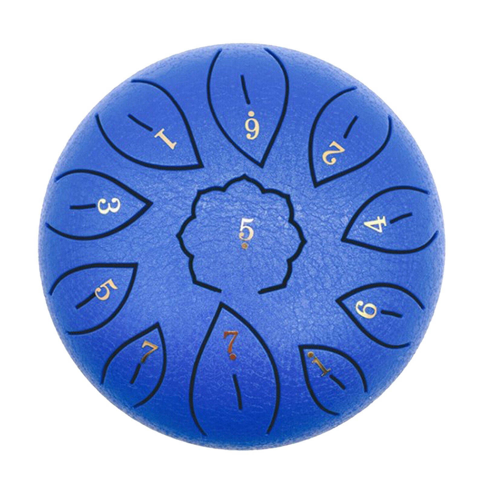 Steel Tongue Drum and Travel Bag Notes Stickers Gift for Adults Kids blue