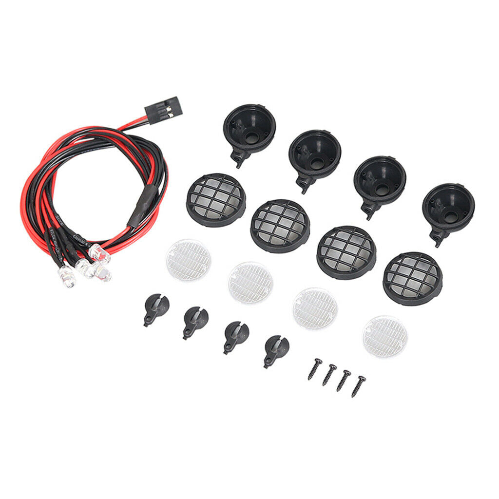 4pcs LED Truck Roof Light Environmental Protection and Durability for 1/10 RC