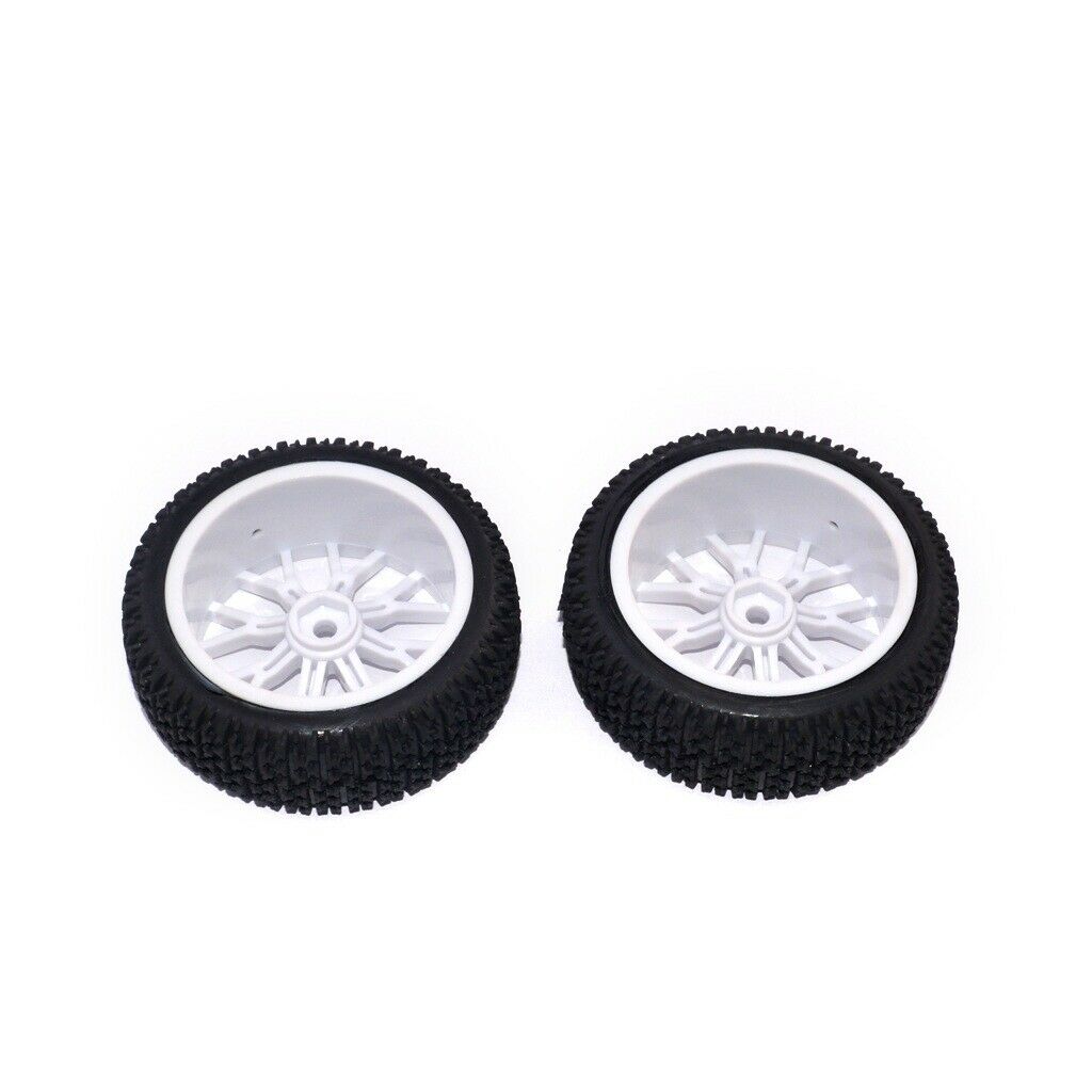 Set of 2 RC Car Tires for Kids Remote Control Car Parts 1:16 Scale