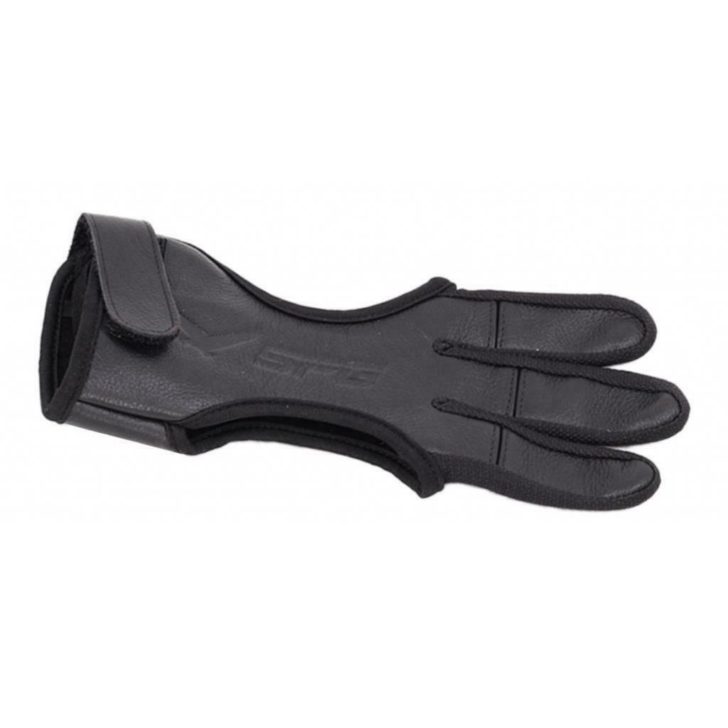 Archery 3 Finger Guard Protector Leather Finger Gear Safety Gloves XL