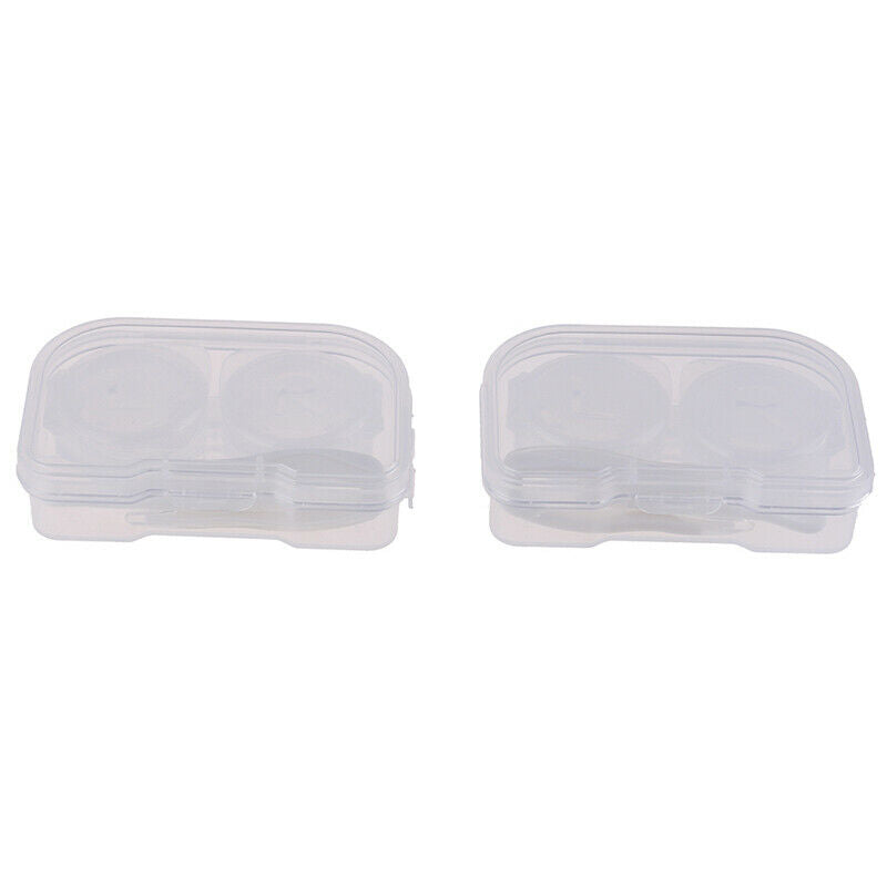 Invisible glasses Box Holder Container Case Soak Storage Eyecare Kit ToolsS_DD