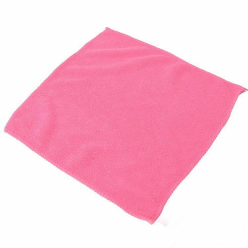 9.84"x9.84" Mixed Color Microfiber Car Cleaning Towel Kitchen Washing Polishing
