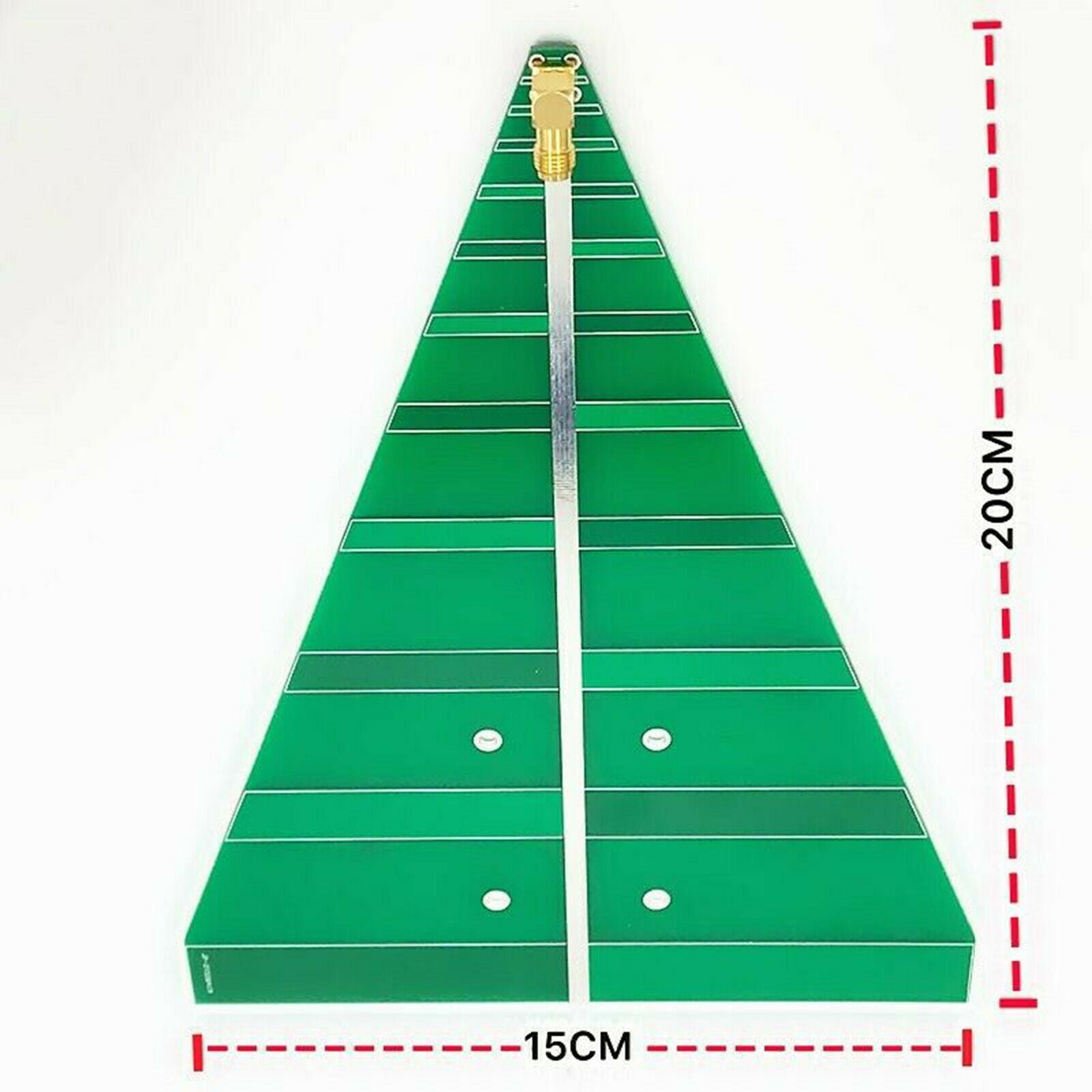 1Pcs New Quality 740-6000MHz UWB Ultra Wideband Log Periodic Antenna 15x20cm