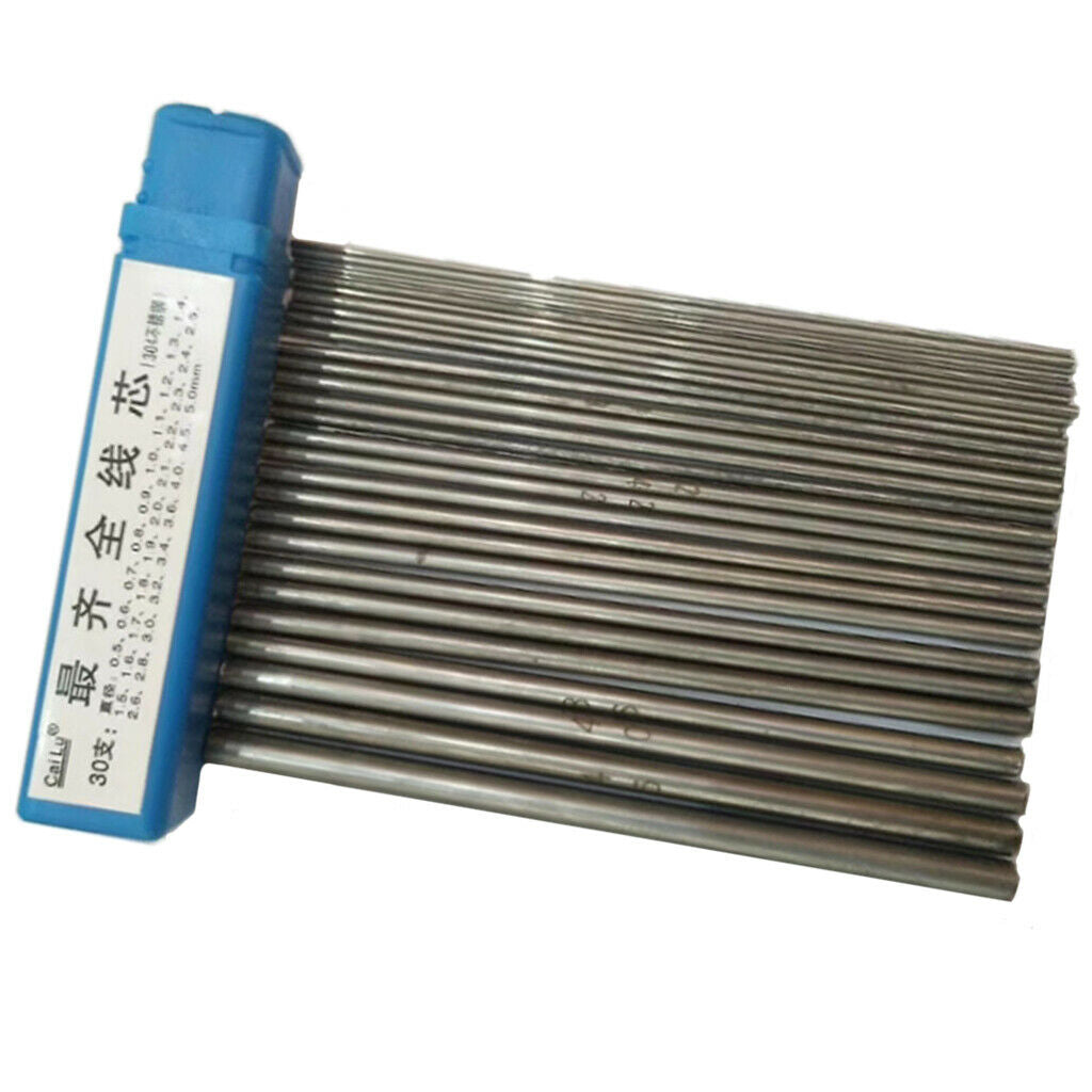 30 Pcs Different Sizes Rods Solid Wire Core Round Wire Forming Rod Jewelry