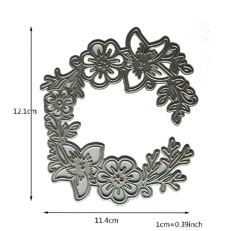 Flower Vine Metal Cutting Dies Stencil Scrapbooking DIY Album Stamp Paper Card