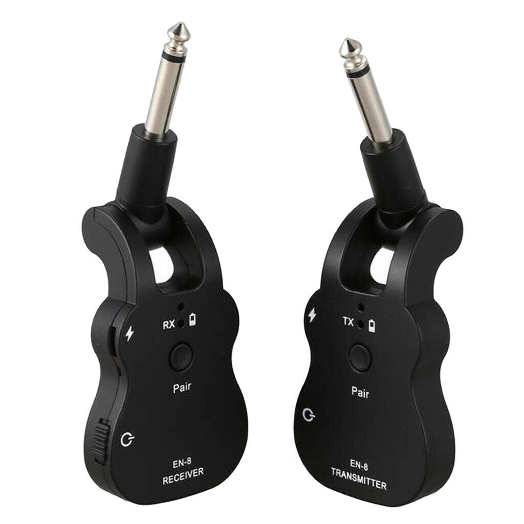2.4GHZ Audio Wireless Guitar/Instrument System Includes Transmitter, Receiver,