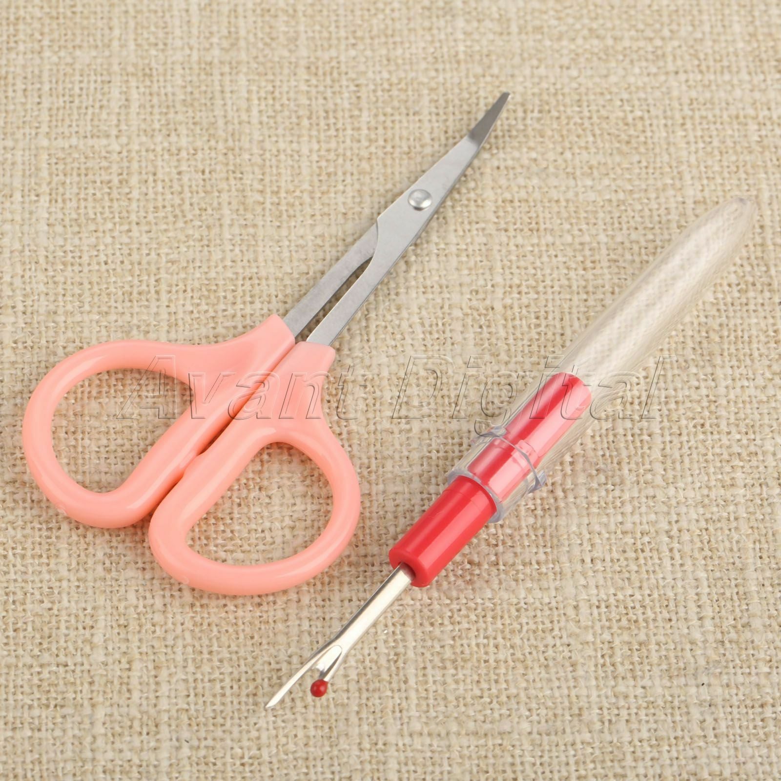 Portable Sewing Kit 16 Threads Scissor Pin With Oval Case For Travel Home Tool