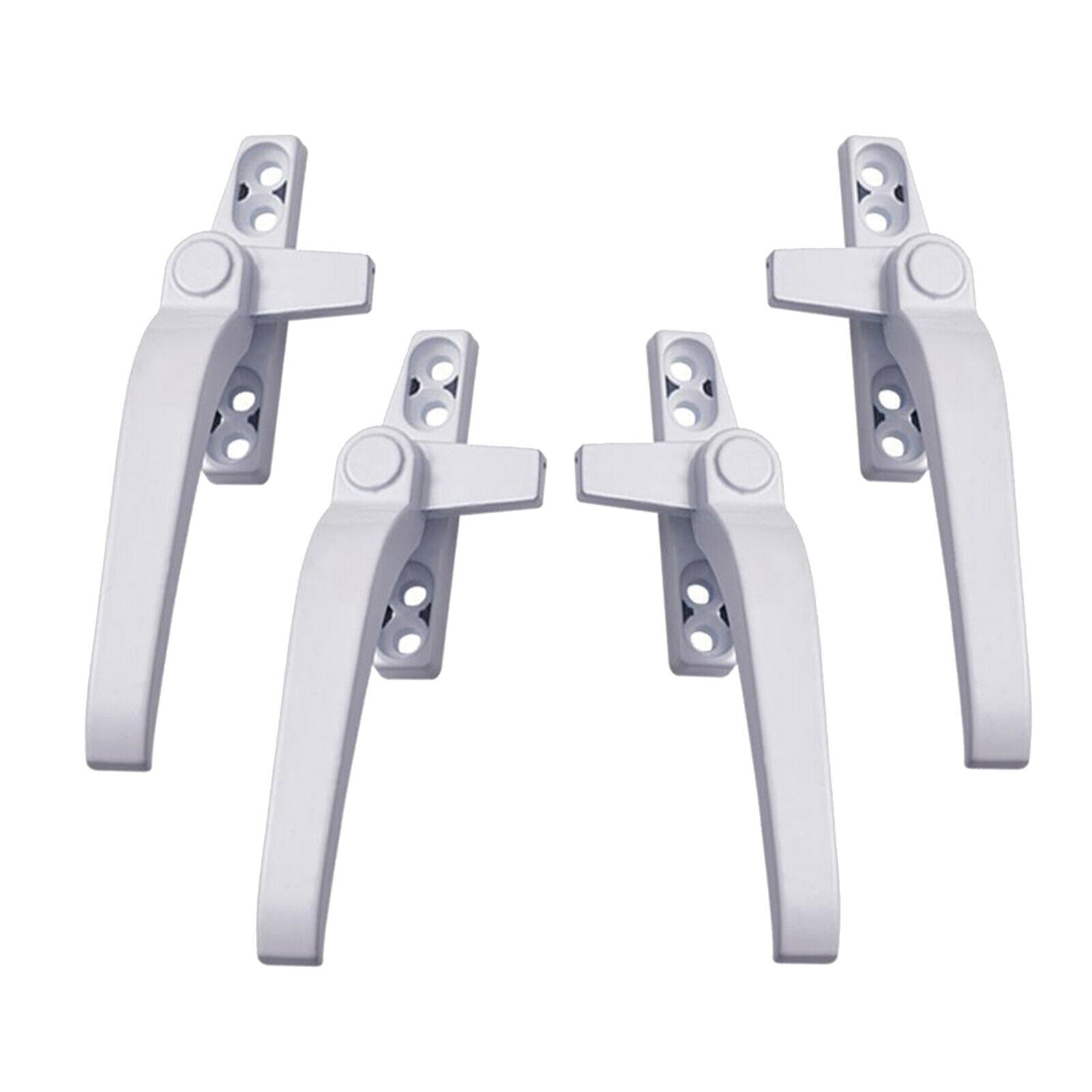 4pcs Aluminum Alloy Window Handles Hardware Kit for Double Glazing Switch