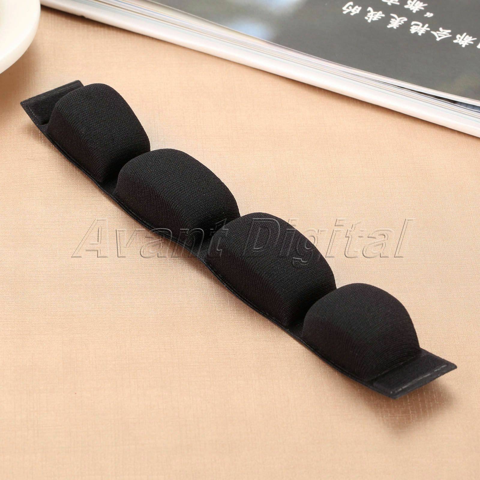 1 Pair Black Soft Foam And Velour Earpads & 1 Pc Headband & 1 Pc Inside Foam Pad