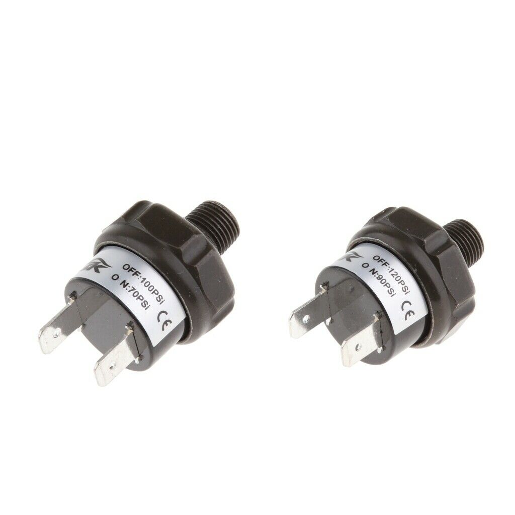 90-120 PSI & 70-100 PSI Heavy Duty Air Pressure Control Switch Valve for 12V Air