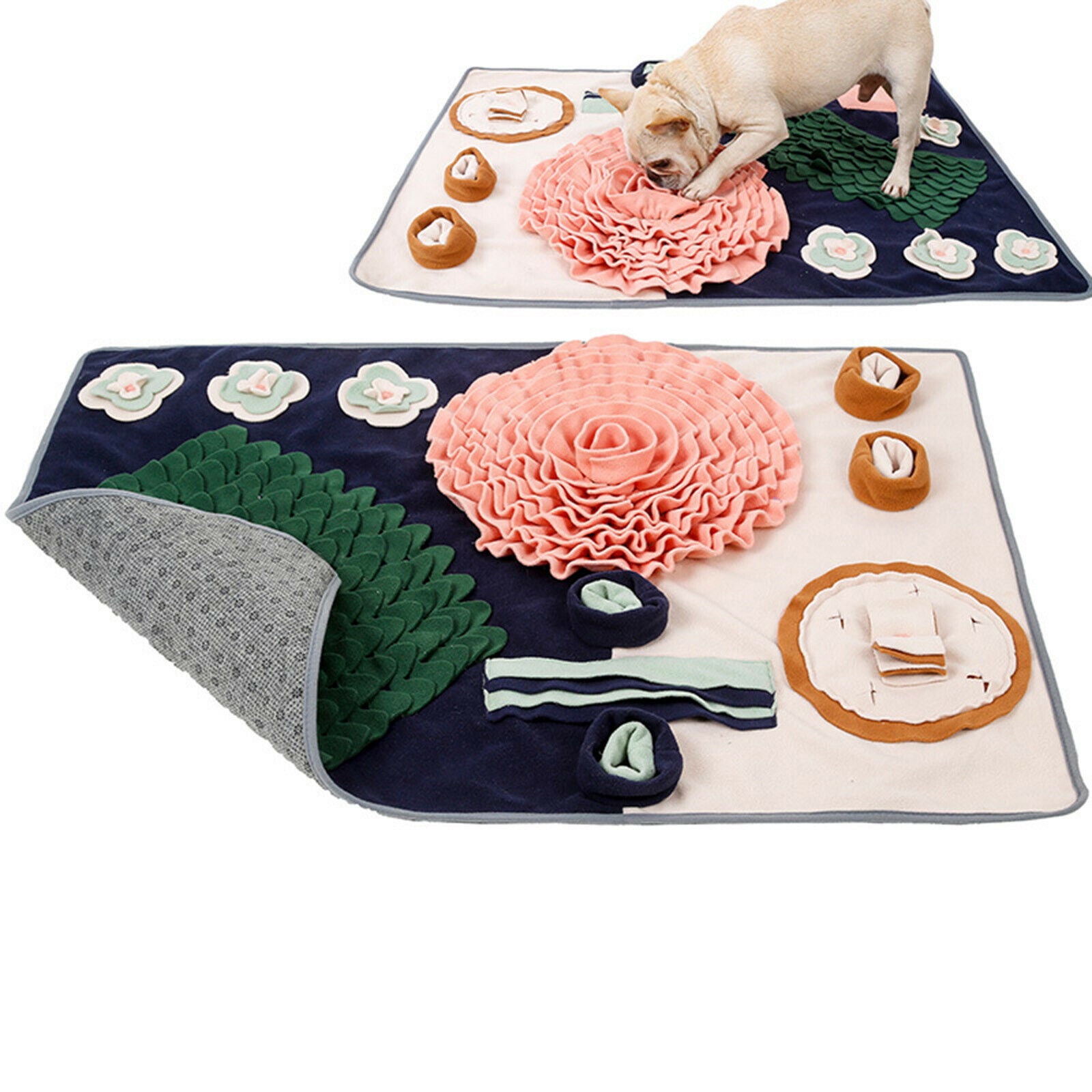 Dog Snuffle Mat Nosework Training Pad Non Slip Play Mat for Stress Release