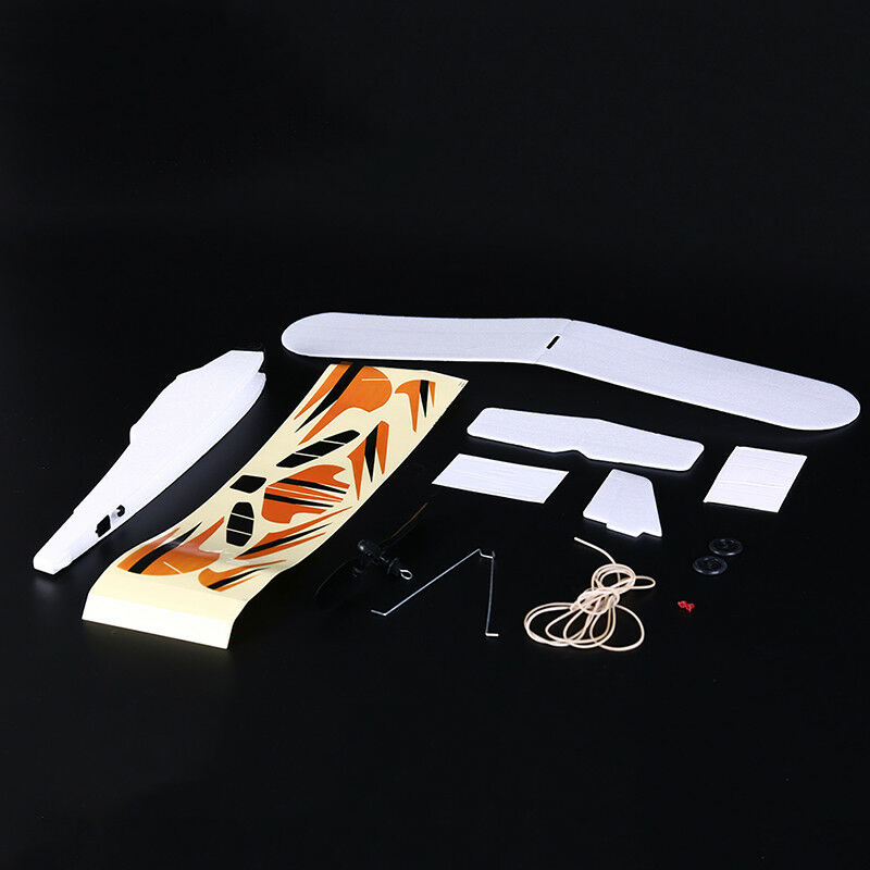 1pc foam aircraft rubber band power body glider fighter aircraft assembly modeFL