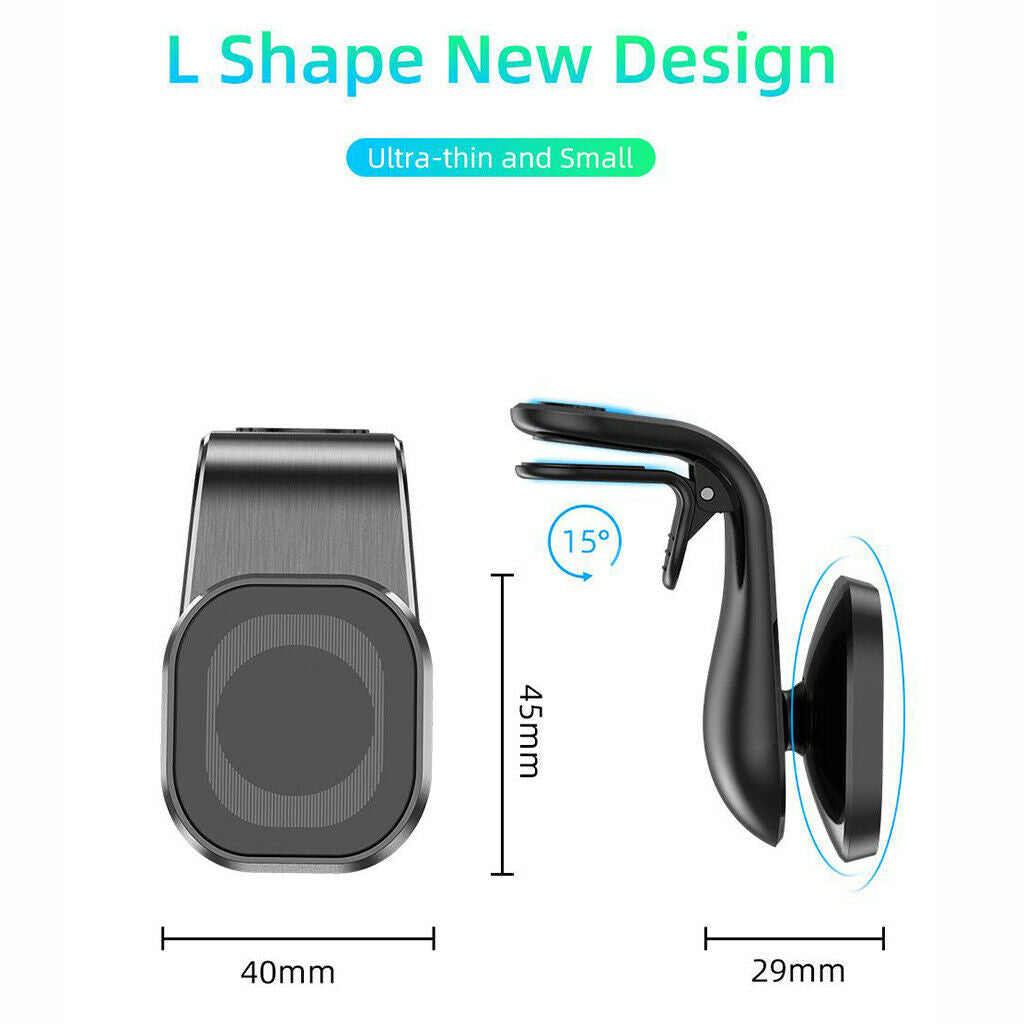 Universal Cell Phone Bracket Magnetic Holder Hands Free for Auto Air Vent